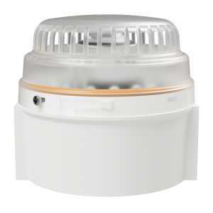 deegee ISB-C IP66 Sounder Beacon 12-36Vdc White Base 85mm x 94mm dia. Amber