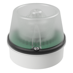 deegee ISB-E IP65 Sounder Beacon 115-230Vuc White Base 117mm x 146mm dia. Amber