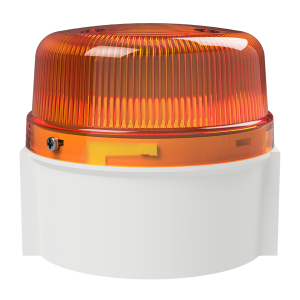 deegee PSC IP69K Flashing LED Beacon 24-230Vuc White Base 85mm x 94mm dia. Amber