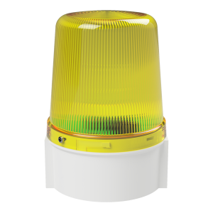 deegee XFB IP66 Xenon Strobe Beacon 115Vac White Base 135mm x 94mm dia. Yellow