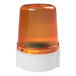 deegee XFB IP66 Xenon Strobe Beacon 115Vac White Base 135mm x 94mm dia. Amber