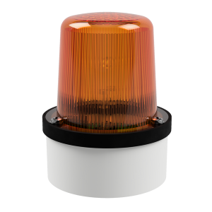 deegee XFD IP65 Xenon Strobe Beacon 115Vac White Base 102mm x 79mm dia. Amber