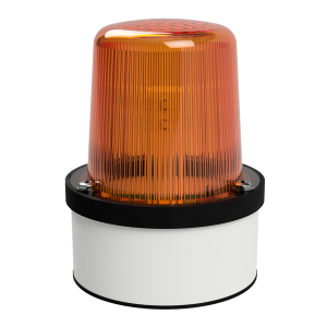 deegee PSD IP65 Flashing SML Beacon 24-230Vuc White Base 102mm x 79mm dia. Amber