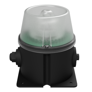 deegee ISB-T IP66 Sounder Beacon 115-230Vuc Black Base 150mm x 150mm x 151mm Amber