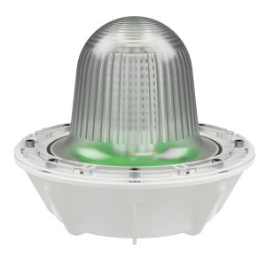 deegee PSG IP68 Flashing LED Beacon 115-230Vuc White Base 220mm x 256mm dia. White