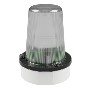 deegee XFE IP65 Xenon Strobe Double Flash Beacon 115Vac White Base 194mm x 146mm dia. White