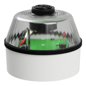 deegee ISB-R IP54 LED Sounder & Beacon 115-230Vuc White Base 100mm x 123mm dia. White