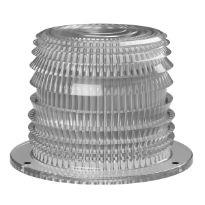 deegee Series L Ribbed Lens Clear