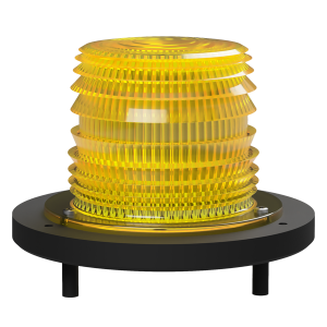 deegee Series V Ribbed Lens Assembly Yellow