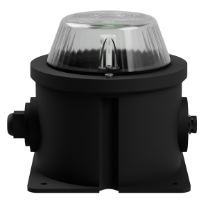 deegee PSW IP65 LED Beacon 115-230Vuc Black Base 150mm x 150mm x 150mm White