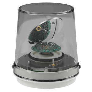 deegee RFK IP65 Rotating Mirror Beacon 115-230Vuc White Base 185mm x 165mm dia. White