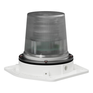 deegee XFJ IP65 Xenon Strobe DH Beacon 11J 115Vac White Alu Base 265mm x 255mm x 212mm dia. White
