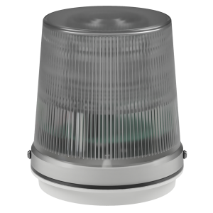 deegee XFK IP65 Xenon Strobe DH Beacon 11J 115Vac White Base 185mm x 165mm dia. White