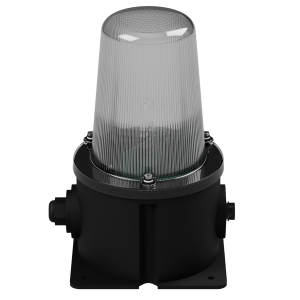 deegee XFT IP65 Xenon Strobe DH Beacon 115Vac Black Base 248mm x 150mm x 150mm Black