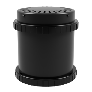 deegee SA Stacker IP54 Sounder Module 12-230Vuc Black Base 93mm x 78mm dia.