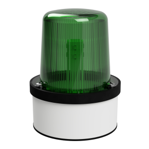 deegee PSD IP65 Flashing SML Beacon 24-230Vuc White Base 102mm x 79mm dia. Green