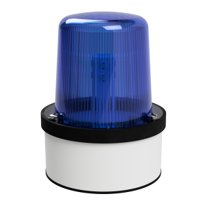 deegee PSD IP65 Flashing SML Beacon 24-230Vuc White Base 102mm x 79mm dia. Blue