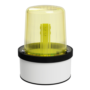 deegee PSD IP65 Flashing SML Beacon 24-230Vuc White Base 102mm x 79mm dia. Yellow