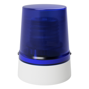 deegee XFH IP65 Xenon Strobe SH Beacon 24J 230Vac White Base 225mm x 175mm dia. Blue