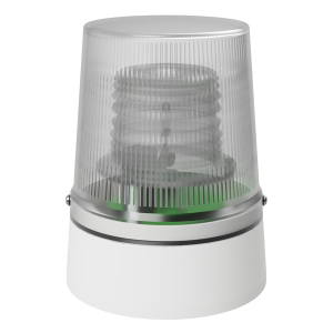 deegee XFH IP65 Xenon Strobe SH Beacon 24J 12Vuc White Base 225mm x 175mm dia. White