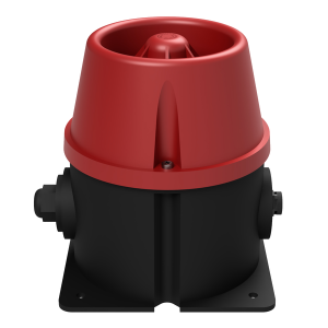 deegee IAS-T IP66 Electronic Sounder 115-230Vuc Red Base 150mm x 150mm x 151mm