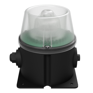 deegee ISB-T IP66 Sounder Beacon 115-230Vuc Black Base 150mm x 150mm x 151mm Amber