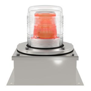 deegee XFF IP65 Xenon Strobe Double Flash Beacon 115Vac 155mm x 155mm x 192mm Amber