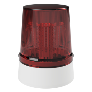 deegee PSH IP65 Flashing LED Beacon 115-230Vuc White Base 225mm x 175mm dia. Red