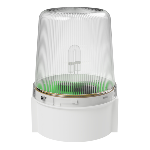 deegee XFB IP66 Xenon Strobe Beacon 115Vac White Base 135mm x 94mm dia. White