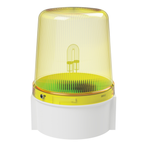 deegee XFB IP66 Xenon Strobe Beacon 115Vac White Base 135mm x 94mm dia. Yellow