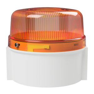 deegee PSC IP69K Flashing LED Beacon 24-230Vuc White Base 85mm x 94mm dia. Amber
