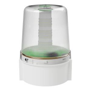 deegee PSB IP66 Flashing LED Beacon 12-48Vdc White Base 135mm x 94mm dia. White
