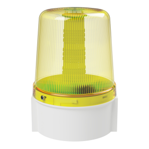 deegee PSB IP66 Flashing LED Beacon 12-48Vdc White Base 135mm x 94mm dia. Yellow