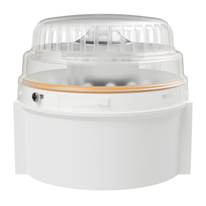 deegee ISB-C IP66 Sounder Beacon 12-36Vdc White Base 85mm x 94mm dia. Amber