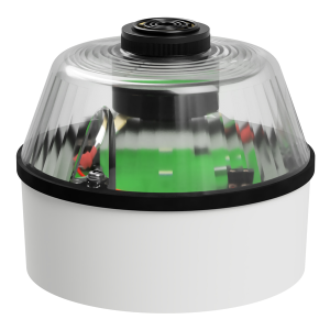 deegee ISB-R IP54 LED Sounder & Beacon 115-230Vuc White Base 100mm x 123mm dia. White