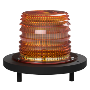 deegee Series V Ribbed Lens Assembly Amber