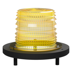 deegee Series V Ribbed Lens Assembly Yellow