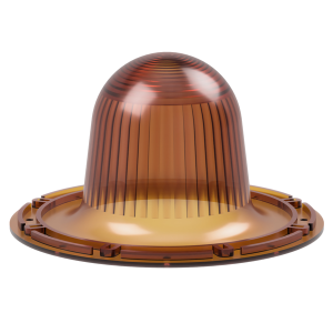 deegee Series G Ribbed Lens Amber