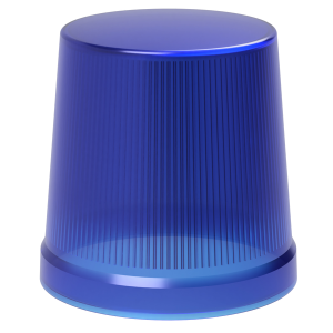 deegee Series H Ribbed Lens Blue