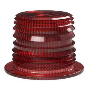 deegee Series L Ribbed Lens Red