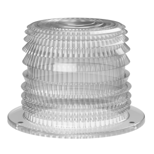 deegee Series L Ribbed Lens Clear