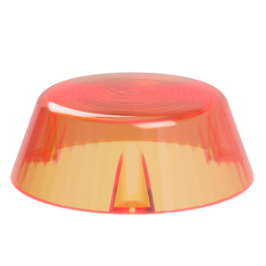 deegee Series R Ribbed Lens Amber