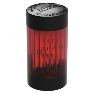 deegee STC IP65 LED Stack Light 115Vac Black Base 65mm x 32mm dia. Red