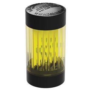 deegee STC IP65 LED Stack Light 115Vac Black Base 65mm x 32mm dia. Yellow