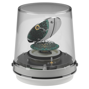 deegee RFK IP65 Rotating Mirror Beacon 115-230Vuc White Base 185mm x 165mm dia. White
