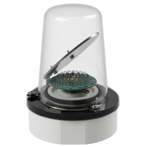 deegee RFE IP65 Rotating Mirror Beacon 115-230Vuc White Base 194mm x 146mm dia. White