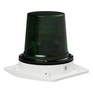 deegee XFJ IP65 Xenon Strobe DH Beacon 11J 115Vac White Alu Base 265mm x 255mm x 212mm dia. Green