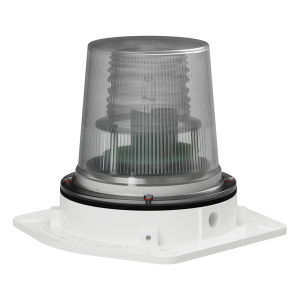 deegee XFJ IP65 Xenon Strobe DH Beacon 11J 115Vac White Alu Base 265mm x 255mm x 212mm dia. White