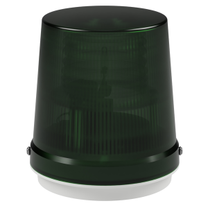 deegee XFK IP65 Xenon Strobe DH Beacon 24J 115Vac White Base 185mm x 165mm dia. Green