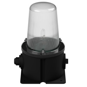 deegee XFT IP65 Xenon Strobe Double Flash Beacon 24Vuc Black Base 248mm x 150mm x 150mm Black